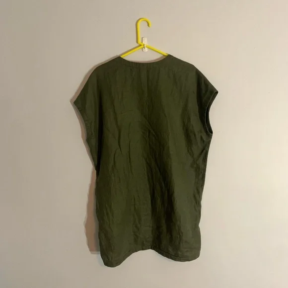 Hoi Bo Linen Mini Dress - Picture 4 of 6